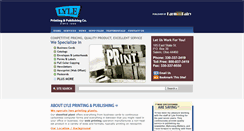 Desktop Screenshot of lyleprinting.com